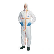 Vêtement de protection chimique 800 j taille xl blanc catégorie epi iii