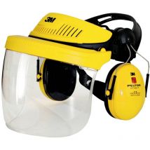 3M - Protection du visage G500 5V5F1H51GU avec visière intégrée jaune