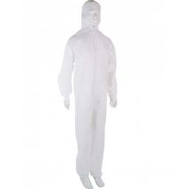 Combinaison polypropylène à capuche fermeture glissière singer - Blanc Taille xxl - PLYCBC05
