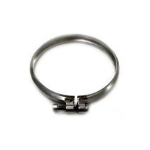 Cheminee collier de serrage conduit de cheminee dn 130 tuyau en acier inoxydable 316
