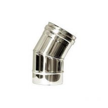 Cheminee courbe 30 conduit de cheminee dn 80 tuyau acier inoxydable 316