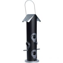 Windhager - Comedero silo de metal con 6 aberturas