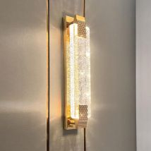 Applique Murale Interieur led, 6 w Lampe Murale Moderne , Or Luminaire led Mural Interieur pour Chambre Salon Salle Escalier Cuisine, Lumière Blanche