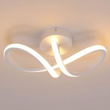 Applique Murale led Moderna 20W in Alluminio, Lampada da Soffitto led a Forma di 8, L29xW10cm, per Corridoio, Soggiorno, Camera da Letto, Cucina,