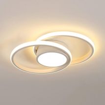 Comely - Moderne LED-Deckenleuchte für Wohnzimmer, Deckenleuchte für Küche, Runde Deckenlampe für Schlafzimmer und Wohnzimmer, Durchmesser 40 cm