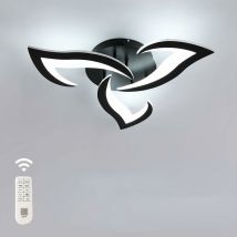 Dimmabile moderna Luce a soffitto a led Dimmabile 35W 3937LM acrilico 3000K-6500K Illuminazione Illuminazione lighting pirma da Dia 58 cm (nero)