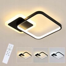 Comely - Dimmbare LED-Deckenleuchte, 20-W-Deckenleuchte, Fernbedienung/App, 3000 k – 6500 k, Φ33 cm, Deckenlampe für Wohnzimmer und Schlafzimmer