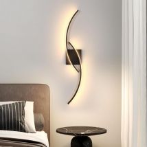 Comely - Indoor Wall Light, 27W 3000LM Modern Line Design Wall Lamp, 3000K Warm White, Wall Lighting Fixture for Bedroom Living Room Hallway
