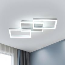 Comely - LED-Deckenleuchte, 42 w, 5400 lm, weiße Acryl-LED-Deckenlampe, quadratische LED-Deckenleuchte für Küche, Schlafzimmer, Esszimmer, Kaltweiß