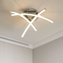 COMELY Luce a soffitto a LED moderna Curved 19W Light neutro 4500k 3450lm 43 cm ideale per la camera da ufficio camera da letto