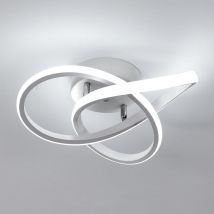 COMELY Plafoniera LED Moderna, Lampada da soffitto LED Creativa in Alluminio 30W, Lampadario per Cucina, Soggiorno, Camera da letto, Sala da pranzo