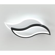 Moderna lámpara de techo led, 28W 2800LM Negro led lámpara de araña,acrílico lámpara de techo para el dormitorio, sala de estar, comedor, cocina,