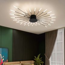 COMELY Moderne LED Deckenleuchte Deckenbeleuchtung Feuerwerk Design Kronleuchter Schlafzimmer Wohnzimmer Wandlampe Empfangsraum Büro Kinderzimmer