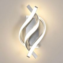 Wandleuchte für den Innenbereich, 19 w, 2500 lm, moderne Wandlampe, kreatives Spiraldesign, 4500 k, Wandleuchter, Wandbeleuchtung für Schlafzimmer,
