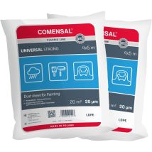 Comensal - Set Da 2 Teli Per Imbiancare 20 Μm - Telo Protettivo Per Pittura - Pellicola Di Mascheratura - Teli Plastica Per Coprire Telo - Made In Eu 