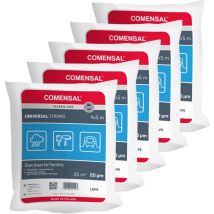 Comensal - Set Da 5 Teli Per Imbiancare 20 Μm - Telo Protettivo Per Pittura - Pellicola Di Mascheratura - Teli Plastica Per Coprire Telo - Made In Eu 