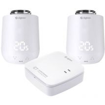 Eurotronic - Comet Zigbee Starterset 2+ Gateway 700241 Pack de têtes thermostatiques électronique D732382