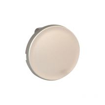 Bouton poussoir à fermeture (Contact no) - comete Couleur Titane