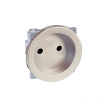 Prise 2P 16A - comete Couleur Titane