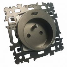 Comete Prise combinée 2P+T + usb c - vulcain (61655)