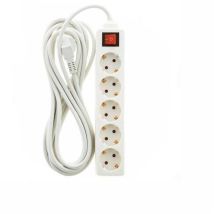 Cometic Excord As-gb05s 5m Weiße Steckdosenleiste