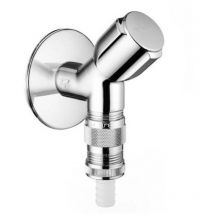 Schell Comfort RV Geräteschrägsitzventil, Schlauchplatz-Sicherung, DN 15 G 1/2", Chrom