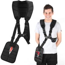 Coocheer - Comfortable Adjustable Resistance Safety Belt, Forestry Machinery Tool Strap, Suitable for Lawn Mowers, General Garden Machinery