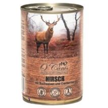 O'Canis Ciervo Con Trigo Sarraceno - Alimento Húmedo Para Perros - 12 X 400 G