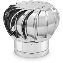 MSW - Comignolo girevole - Azionato dal vento - Acciaio inox - 20 cm Aspiratore eolico