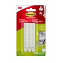 Command Narrow Pic Hang Strips - White (Pack of 3)
