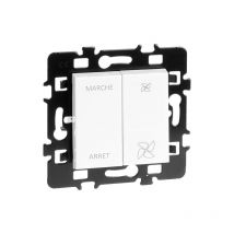 Commande de vmc 2 vitesses - esprit Avec interrupteur marche/arrêt