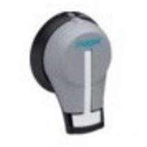 Hager - Commande débrochable sur porte p HA406N-407-408-964N-966N verrouillable HZC001