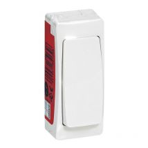 Legrand - Interrupteur ou va-et-vient version étroite Appareillage Saillie Blanc (097601)