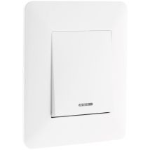 Bouton Poussoir À Voyant Encastrable Modèle Artezo Blanc Zenitech