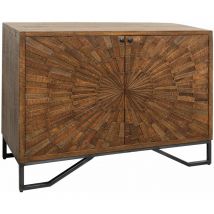 Massivmoebel24 - Commode 107x46 Manguier laqué Brun stilmöbel 115 - brun