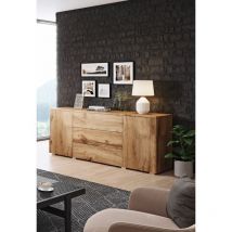 Bratex - Commode 150 cm Paris, commode à tiroirs, commode de salon, meuble auxiliaire de salon, meubles de salon modernes (wotan).