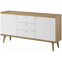 Tendencio - Commode 2 Portes 3 Tiroirs Primo De 160 Cm