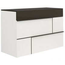 Les Tendances - calicosy - Commode Moderne 3 tiroirs L120 cm - Prado