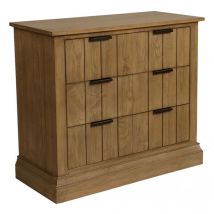 Decoration D ’ Autrefois - Commode 3 Tiroirs - Bois - Marron - Interior's