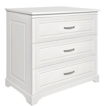 Commode 3 tiroirs Novelies Melody Blanc