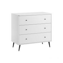 Commode 3 tiroirs VOX Blanca Blanc