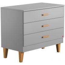 Commode 3 tiroirs VOX Lounge Gris