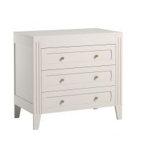 Commode 3 tiroirs VOX Milenne Blanc