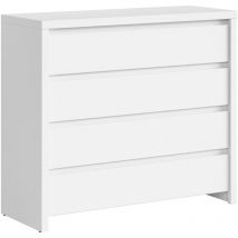 Petits-meubles - Commode 4 tiroirs Soren Blanc
