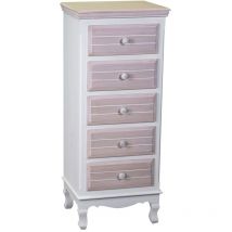 Commode 5 tiroirs Nuremberg cm41x34xh99