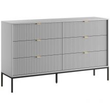 Commode 6 tiroirs - Gris - liouba de Pascal Morabito
