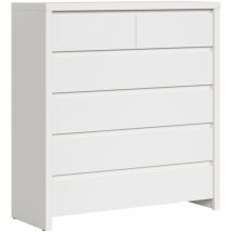 Petits-meubles - Commode 6 tiroirs Soren Blanc