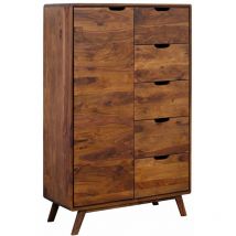 Massivmoebel24 - Commode 90x40 Palissandre laqué Noisette malmö 2 109