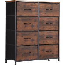 Joeais - Commode à tiroirs en tissu - buffet - armoire polyvalente - armoire à tiroirs (avec tiroirs à structure métallique en tissu) - pour chambre