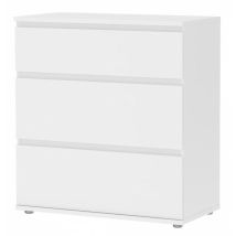 Commode – 3 tiroirs – Dimensions 77x40x84 cm – Blanc – TVILUM